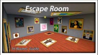 Roblox - Escape Room - All 16 Floors Escape Guide