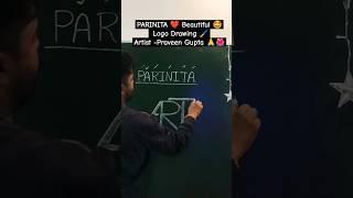 TAG PARINITA ️ Beautiful  Logo Drawing ️ #shorts #art #drawing #logo #artist #ashortaday #viral