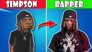 Guess The Rapper By Simpson Version‍️ | Can You Guess All | HARD VERSION | Rap Quiz 2023 |