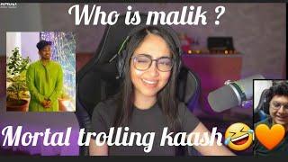 Kaash and scout | who's malik? | Mortal troll kaash ️|