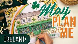 MAY Bullet Journal Setup 2022 PLAN WITH ME Part 1 ️ IRELAND THEME 