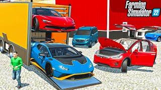 MILLIONAIRES LUXURY CAR SHOW | Farming Simulator 22