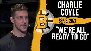 Charlie Coyle On Bruins' Team Growth For 2024-25 Season