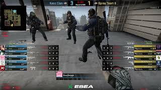 Kaoz Clan vs. Spray Team 6  |  ESEA OPEN  |  05-12-2023