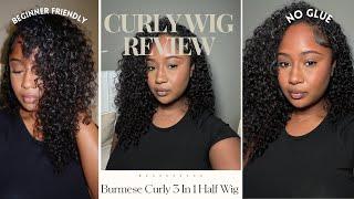 *MUST HAVE* BURMESE CURLY WIG | Beginner Friendly, NO Glue, FALL Protective style| ARILABBADIE #hair