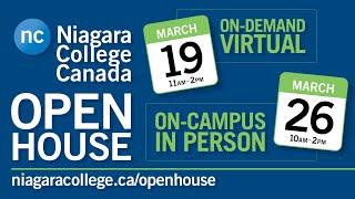 Don't Miss, Niagara College Spring Open House!