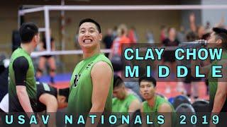 Clay Chow - Middle Highlights | USAV Nationals 2019