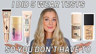 New Foundation 2022 Wear Test Review! Charlotte Tilbury, Caliray, IT Cosmetics, NARS, Makeup Forever
