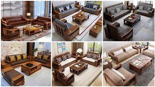 Best 60 Modern Wooden Sofa Designs 2025 | Living Room Sofa Design | Wooden Sofa Set Design Ideas