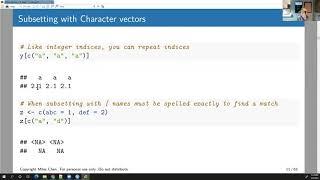 Stats 102A Lesson 1-3 Subsetting in R (Lecture 1)