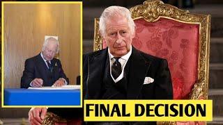 King Charles' SHOCKING Final Decision About Royal Succession CHANGES EVERYTHING!