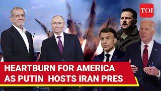 Putin Declares Support To Iran Ahead Of Israel's Anticipated Attack | Pezeshkian | Watch