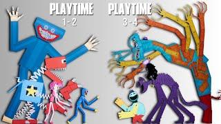 Poppy Playtime BOSS 1 - 2  vs Poppy Playtime BOSS 3 - 4 - Who will win ?