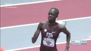 Athing Mu Clocks World U20 Record with an incredible 1:58.40