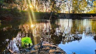 Bait Fishing In The Ovens River With Awesome Underwater Footage