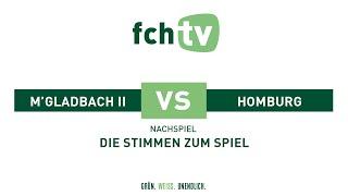 Mönchengladbach II - Homburg: Stimmen zum Spiel I #BMGFCH