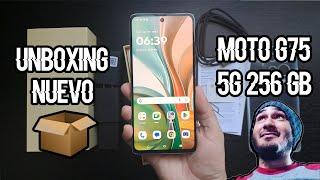 UNBOXING MOTO G75 5G 256GB VERDE SUCULENTA️