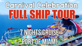 Carnival Celebration ️ | Full Ship Tour | 7 nights Cruise Trip | Food & Travel by Marie