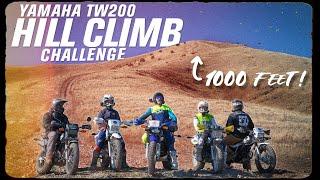 Yamaha TW200's VS. 1,000 Foot Hill Climb