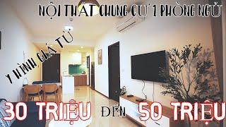 Thiết Kế Nội Thất Căn Hộ 1 Phòng Ngủ - Combo Hấp Dẫn Chỉ Từ 30 Triệu