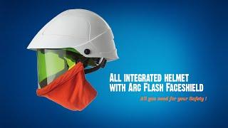 MO-180 [ENG] All integrated helmet with Arc Flash faceshield