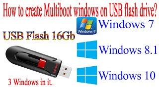 Learn to create Multiboot windows on USB flash drive?