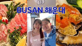 TRIP TO BUSAN️HAEUNDAE️ WE EAT AND PLAY/SKY CAPSULE/GRAND JOSUN BUSAN HOTEL/RAW CRAB/SASHIMI