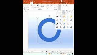 How to write Text in circular shape