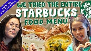 We Ranked The Entire Starbucks Food Menu! | Eatbook Tries Everything | EP 18