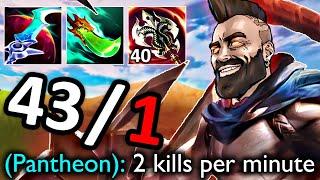 PANTHEON IS STRAIGHT UP BROKEN IN SEASON 13 (2 KILLS PER MINUTE)