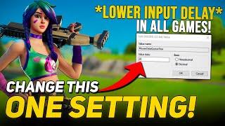 Change This One SETTING to Drastically Lower Input Delay & Boost FPS In All Games - 2024