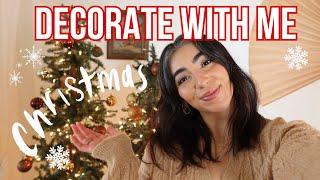 Decorate with me for Christmas  Putting up the christmas trees & decorating my apartment