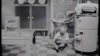 Persil washing powder 1959 TV commercial