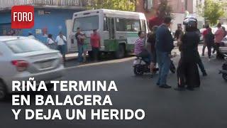 Balacera en Azcapotzalco deja un lesionado - Las Noticias