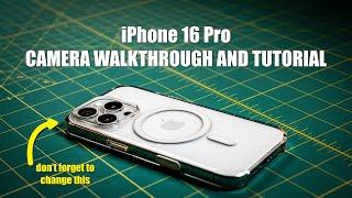 iPhone 16 Pro Camera Settings Tutorial | DETAILED INSTRUCTIONS FOR BEST QUALITY