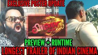 SINGHAM AGAIN OFFICIAL TRAILER PREVIEW & FULL RUN TIME | AJAY DEVGN | EPIC