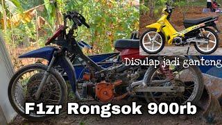 Restorasi Yamaha Fizr Rongsok - F1zr modifikasi - Rebuilt motor - Biaya Restorasi Murah