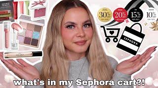 WHAT'S IN MY CART FOR THE SEPHORA SALE!! De-influence Me 