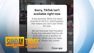 TikTok goes dark in the US as ban begins