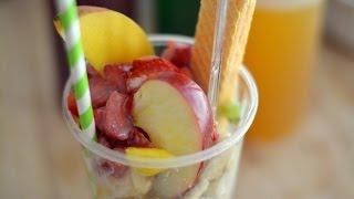 COLOMBIAN CHOLADOS | How To Make Colombian Shave Ice With Fruit | SyS