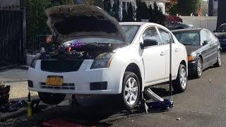 How to install a Transmission fluid Cooler on  2007-2012 B16 Nissan Sentra