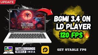 How to play BGMI in pc and laptop | 120 FPS | Ultra HDR | Play BGMI 3.4 on Ld Player emulator 