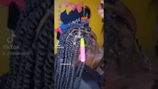 Easy crochet passion twist done by JaHair Salon.