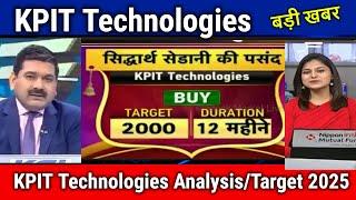 KPIT Technologies stock analysis,kpit tech share latest news anil singhvi,kpit tech target 2025