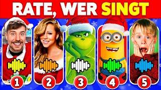 Rate Mal, Wer Singt ️ Die Beliebtesten Weihnachtslieder  | Musik-Quiz