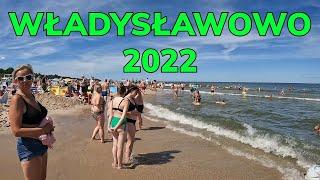 WŁADYSŁAWOWO: Spacer plażą od wejścia nr 1 do Plaży Cetniewo i z powrotem! Polskie Morze