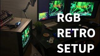 RGB RETRO GAMING SETUP.