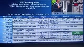 Jeopardy, American Ninja Warrior ALL-NEW today..TPIR, LMAD, Weakest Link rerun Monday September 18
