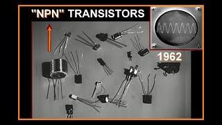 1962  "TRANSISTORS" - How NPN Transistors Function, training film; electronics; circuits (HD)