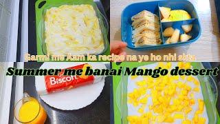 Summer me banai MANGO Dessert bahut hi tasty | mango recipe | mango dessert recipe |Nurej Dubai Vlog